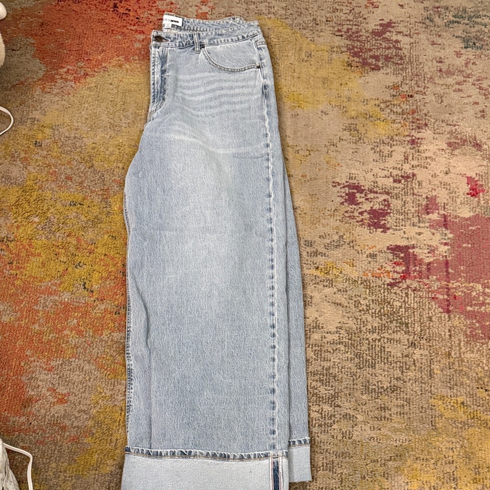 Fashion Nova Light Blue Flare Jeans